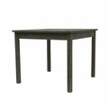 Homeroots 29 x 35 x 35 in. Dark Gray Stacking Table 390040